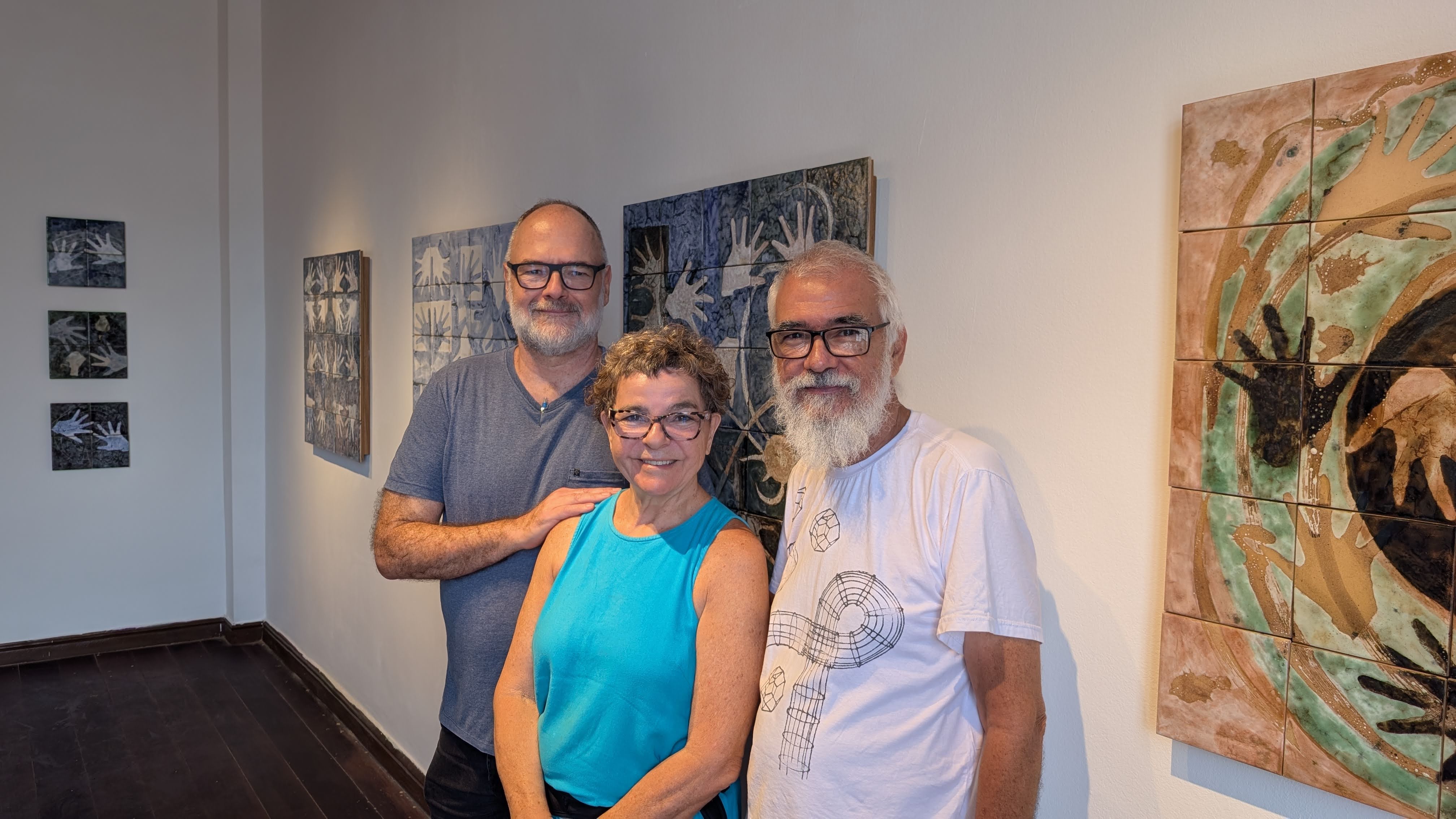 José Paulo, Christina Machado e Mauricio Castro.